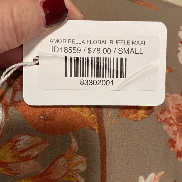 NWT Flying Tomato Floral Maxi Dress Size Small - Picture 8 of 13